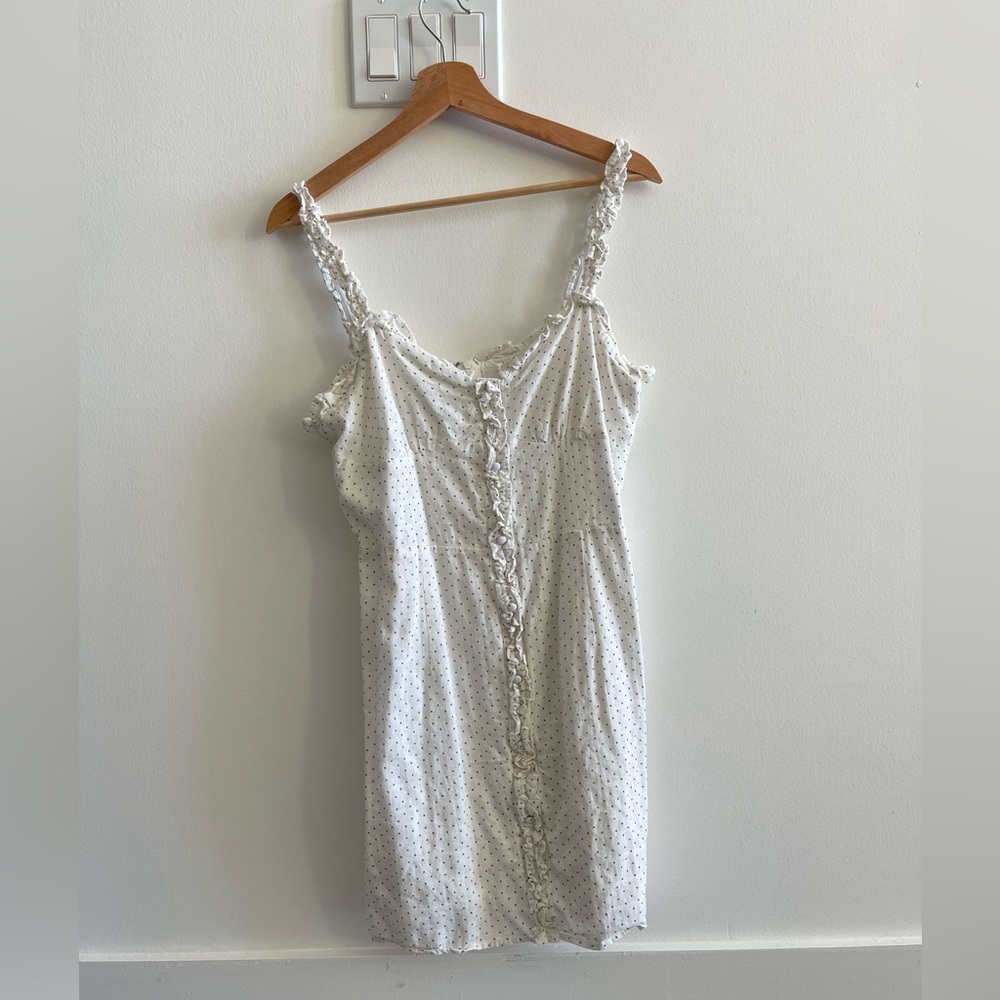 [Line & Dot] Polka Dots Mini Dress